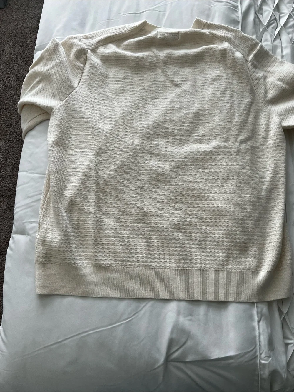 Banana Republic Cream Crewneck Sweater